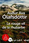 Le rouge vif de la rhubarbe vignette